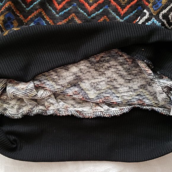 HAUTE PROJECT Lightweight Herringbone Multicolor Women's Pullover Sweater SZ M - Picture 7 of 12